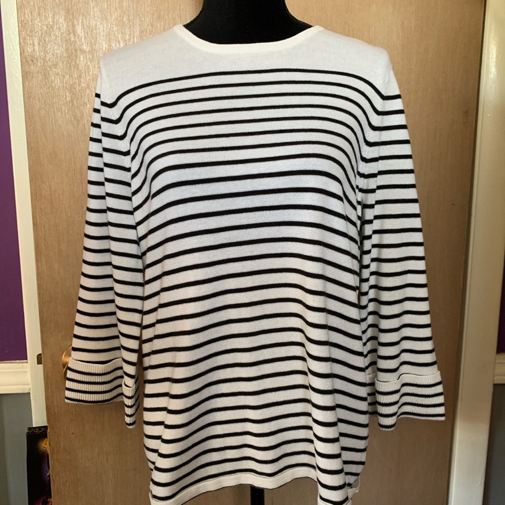 Strip Black/White Long Sleeve